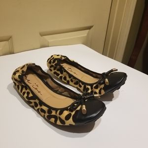Me too, cheetah print flats, size 7.5 NWOT